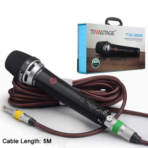 TIWASTATE TW-999 Micrófono de alambre dinámico