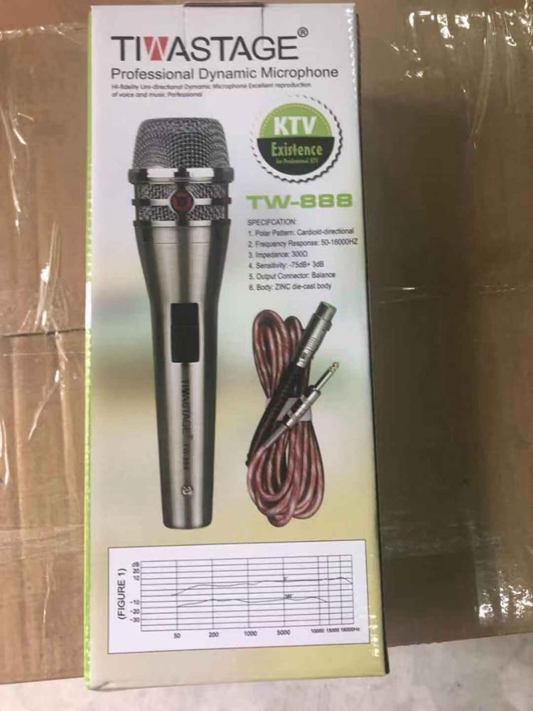 Micrófono dinámico tiwa con alambre